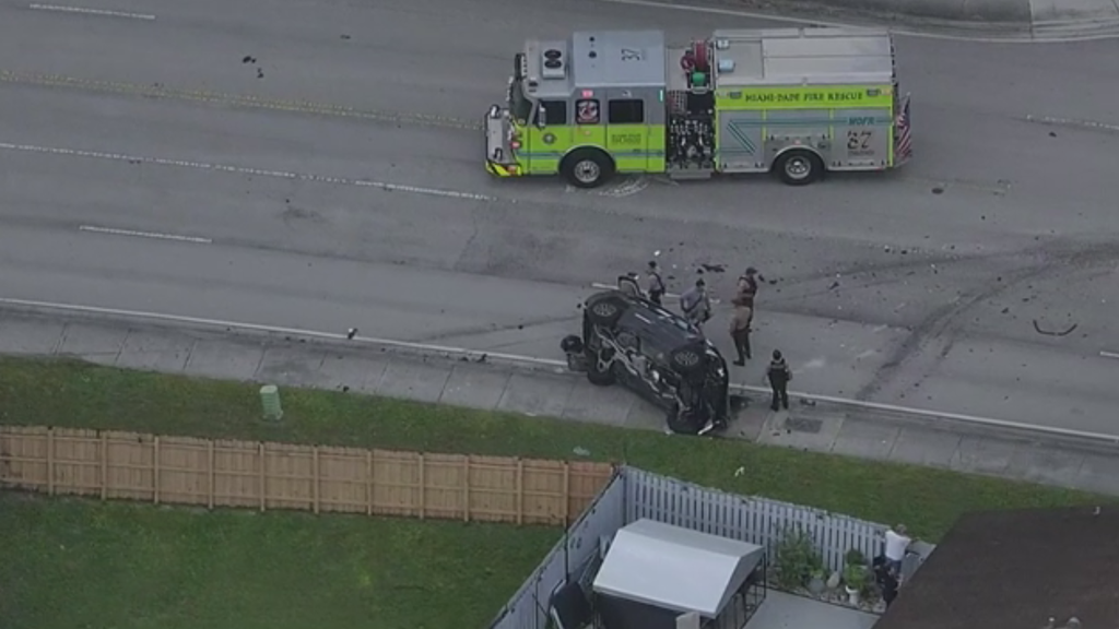 1 woman dead, 3 other women injured after rollover crash in southwest Miami-Dade, officials say — CBS Miami, Weston Health news