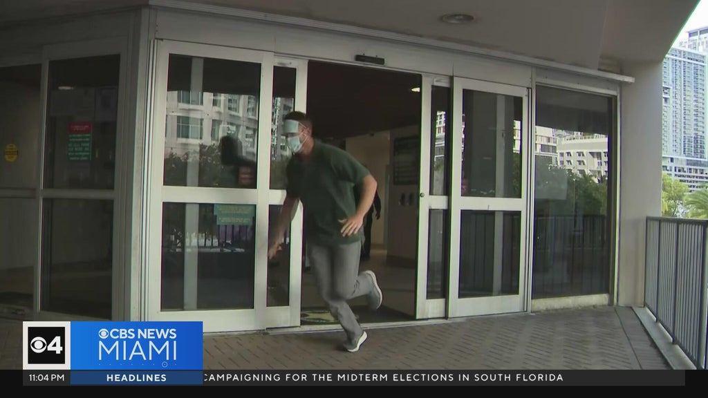 Ex-Lauderhill cop arrested for impersonating dead man runs away from cameras after release — CBS Miami, Weston Community news