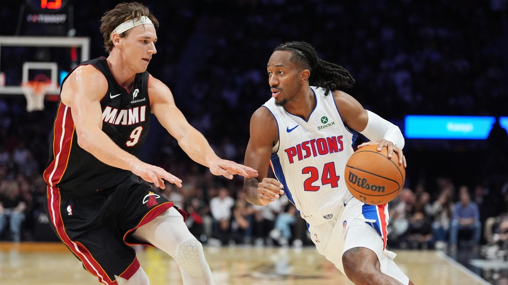 Giannis Antetokounmpo's 36 points not enough as Pistons beat Heat 128-111 to send Miami to 0-2 start — CBS Miami, Weston Business news