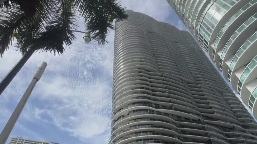 Fire breaks out on balcony of Edgewater high-rise displacing man, dogs — CBS Miami, Weston Community news