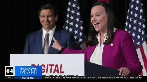 Senator Ashley Moody responds to criticism over her role in Hope Florida scandal — CBS Miami, Weston Community news