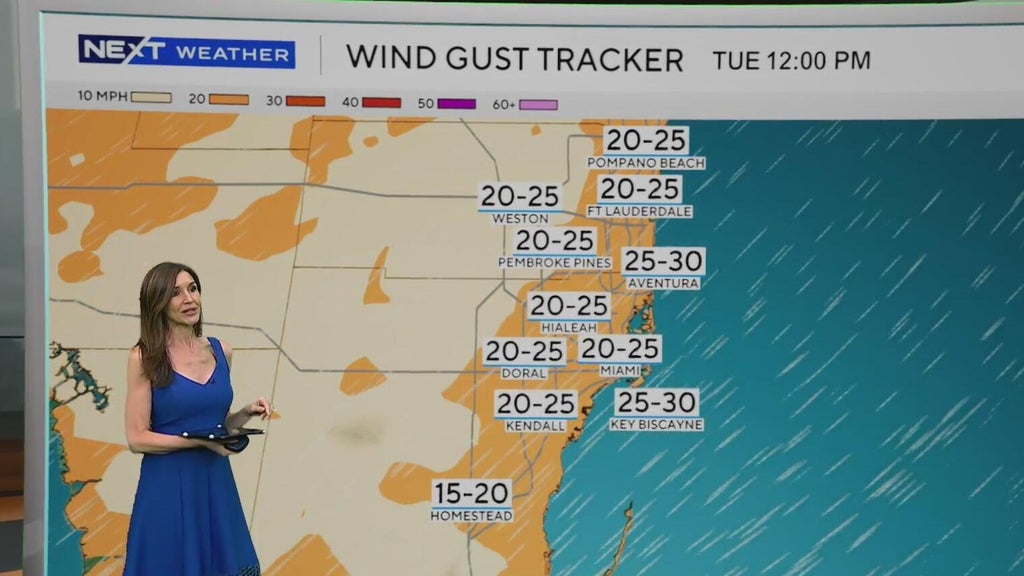Windy, drier week ahead of taste of fall South Florida style — CBS Miami, Weston Community news