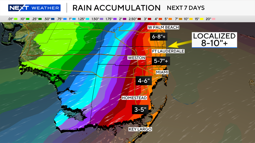 South Florida king tides, heavy rain and wind lead to concerns of flooding this weekend — CBS Miami, Weston Sports news
