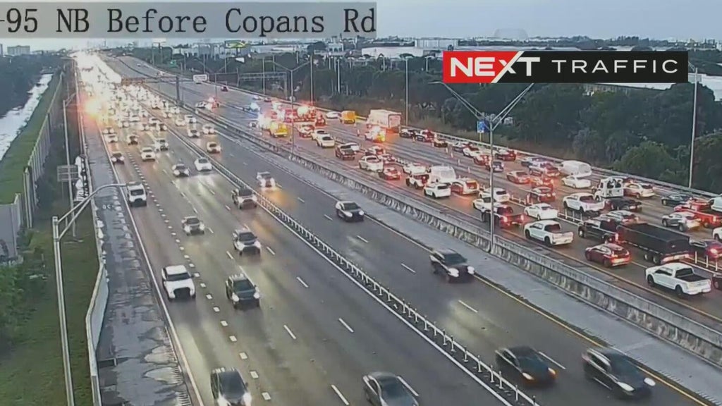 Crash on I-95 south in Pompano Beach leading to heavy delays near Copans Road — Weston Community news