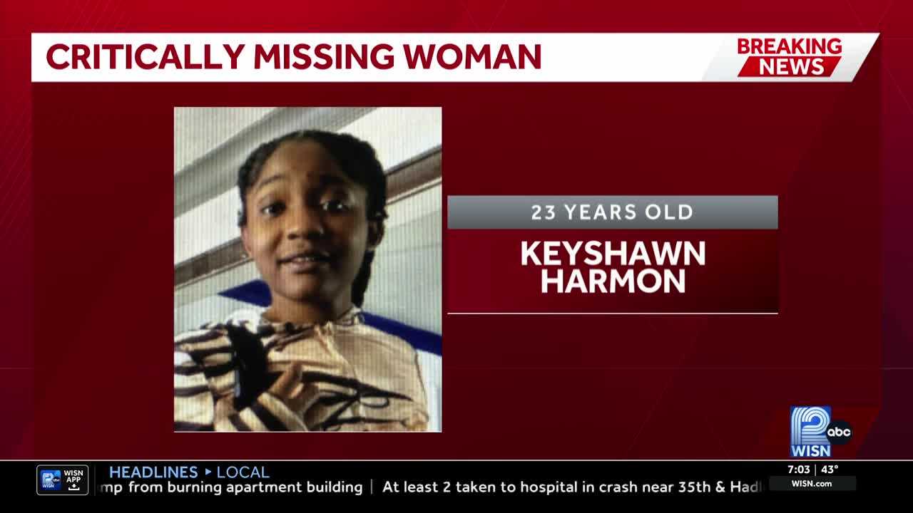 23-year-old woman critically missing; last seen near Milwaukee's Smith Park — WISN 12 Milwaukee, Weston Community news