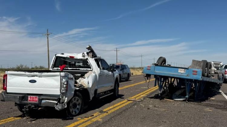 Single-vehicle crash closes intersection of State Highway 18 and County Road 306 in Winkler County — NewsWest 9 (Permian Basin), Weston Community news