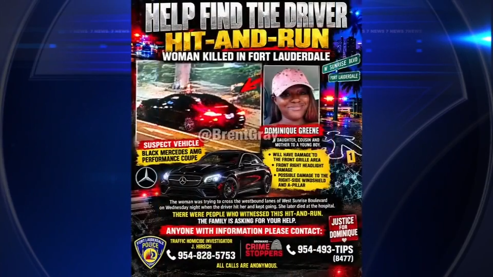 Family seeks justice for Dominique Greene after fatal hit-and-run in Fort Lauderdale — Weston Community news