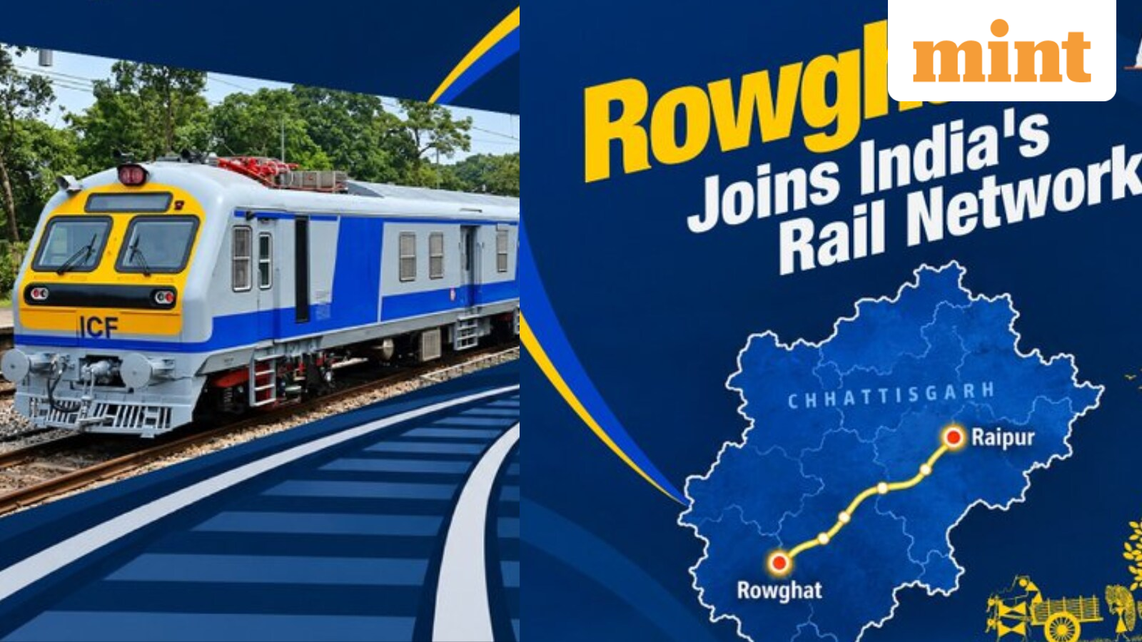 Rowghat gets first train since Independence as Indian Railways completes ₹1,628 crore rail line in Chhattisgarh — Mint India, Weston Technology news